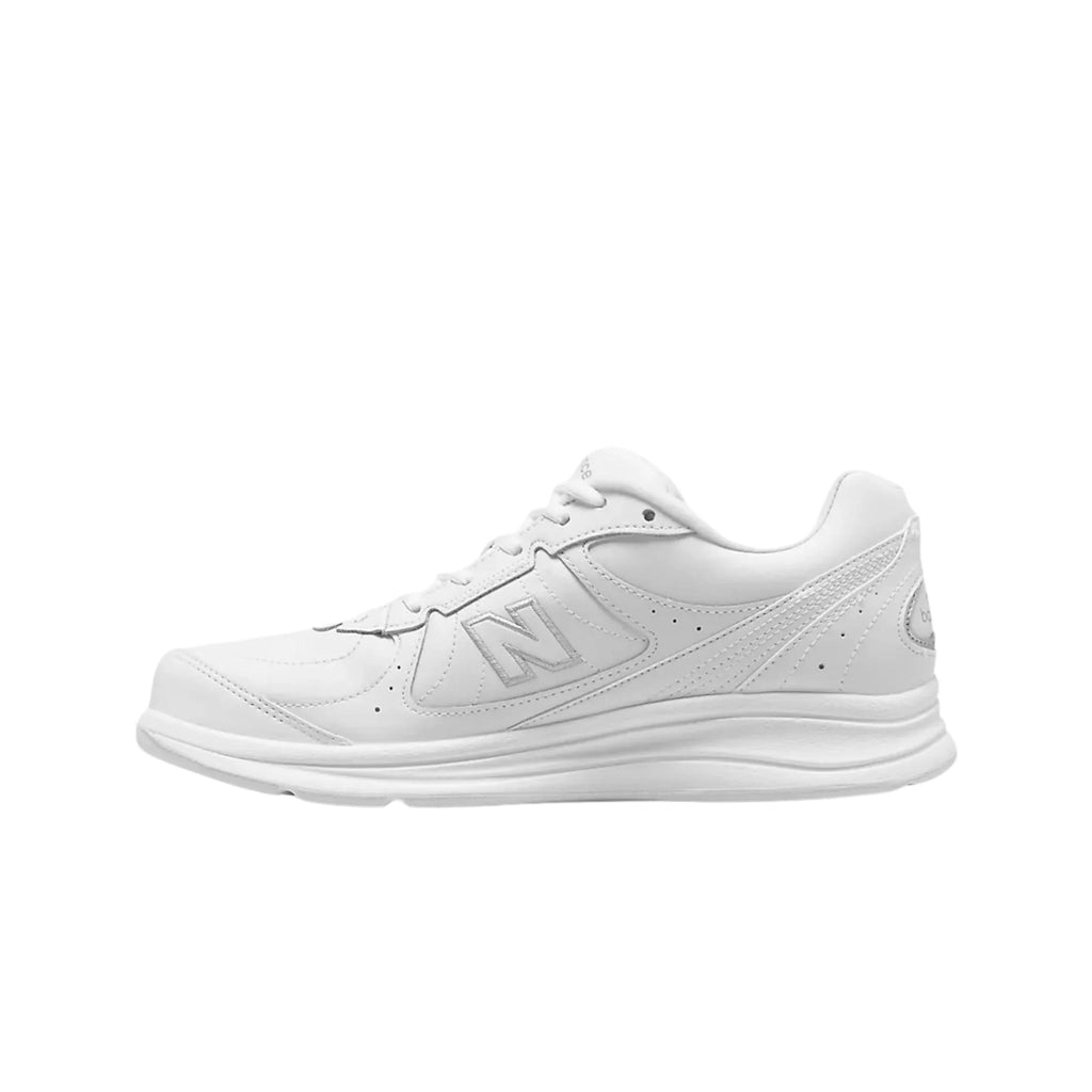 New Balance Men's Laces Walking Shoes - White - Lenny's Shoe & Apparel