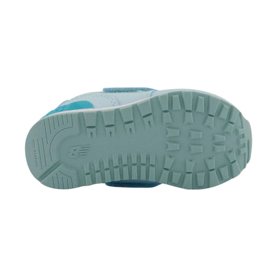 Light blue toddler sneaker sole with chunky tread and NON MARKING text