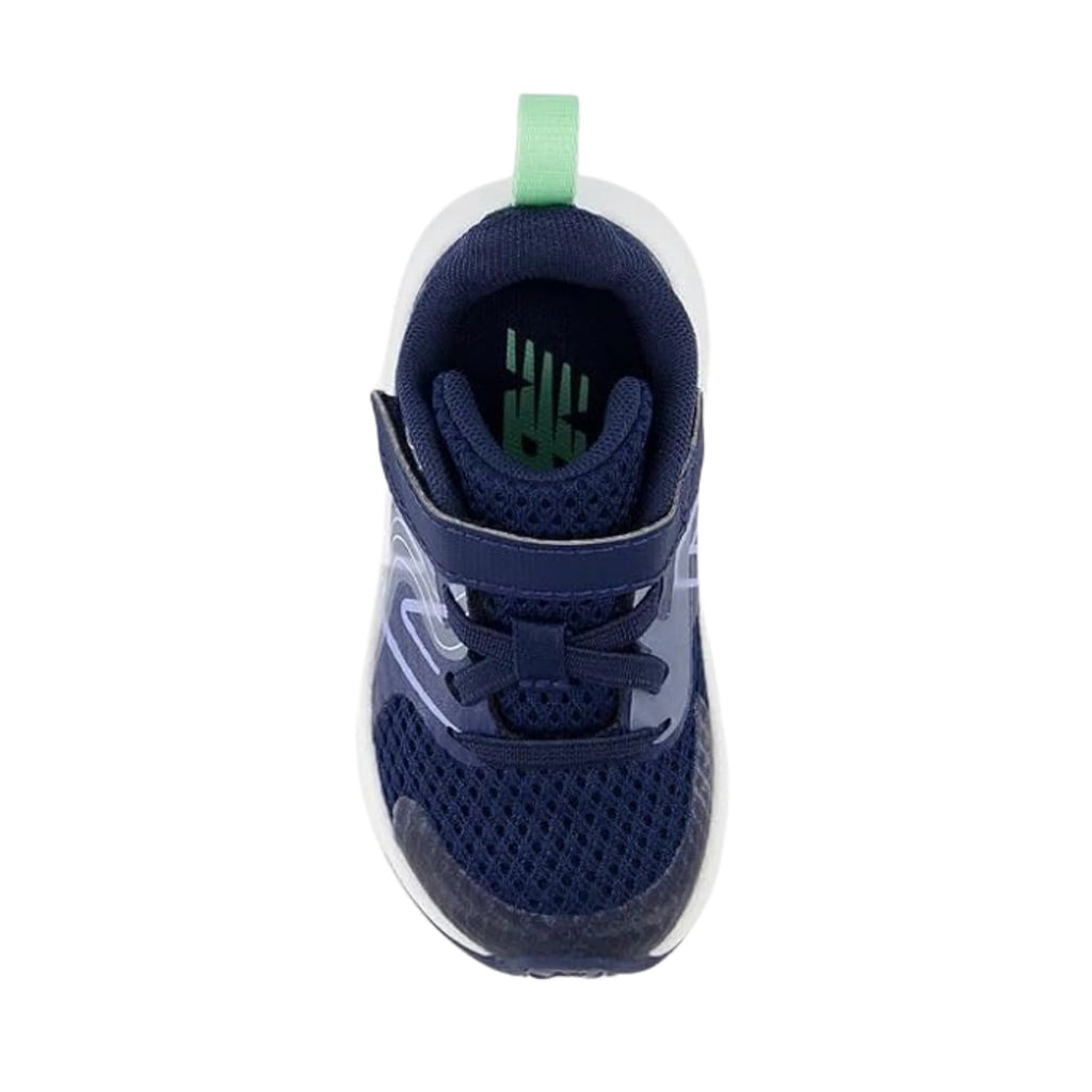 New Balance Toddlers Rave Run v2 Bungee Lace with Top Strap Shoes - Nb Navy/Electric Sky/Sweetgrass - Lenny's Shoe & Apparel