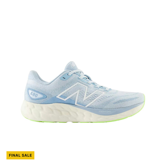 New Balance Women's Fresh Foam 680 v8 Running Shoes - Quarry Blue with Chrome Blue and Sea Salt - FINAL SALE - Lenny's Shoe & Apparel