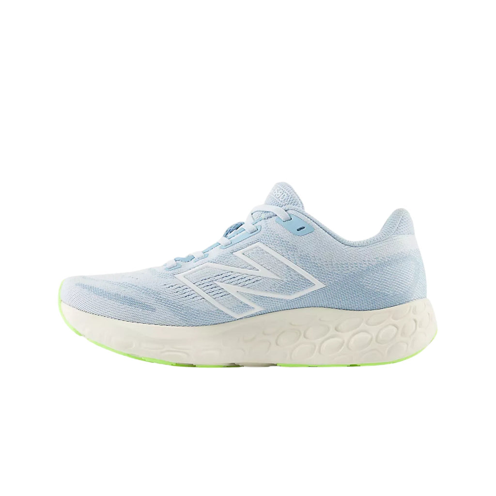 New Balance Women's Fresh Foam 680 v8 Running Shoes - Quarry Blue with Chrome Blue and Sea Salt - Lenny's Shoe & Apparel