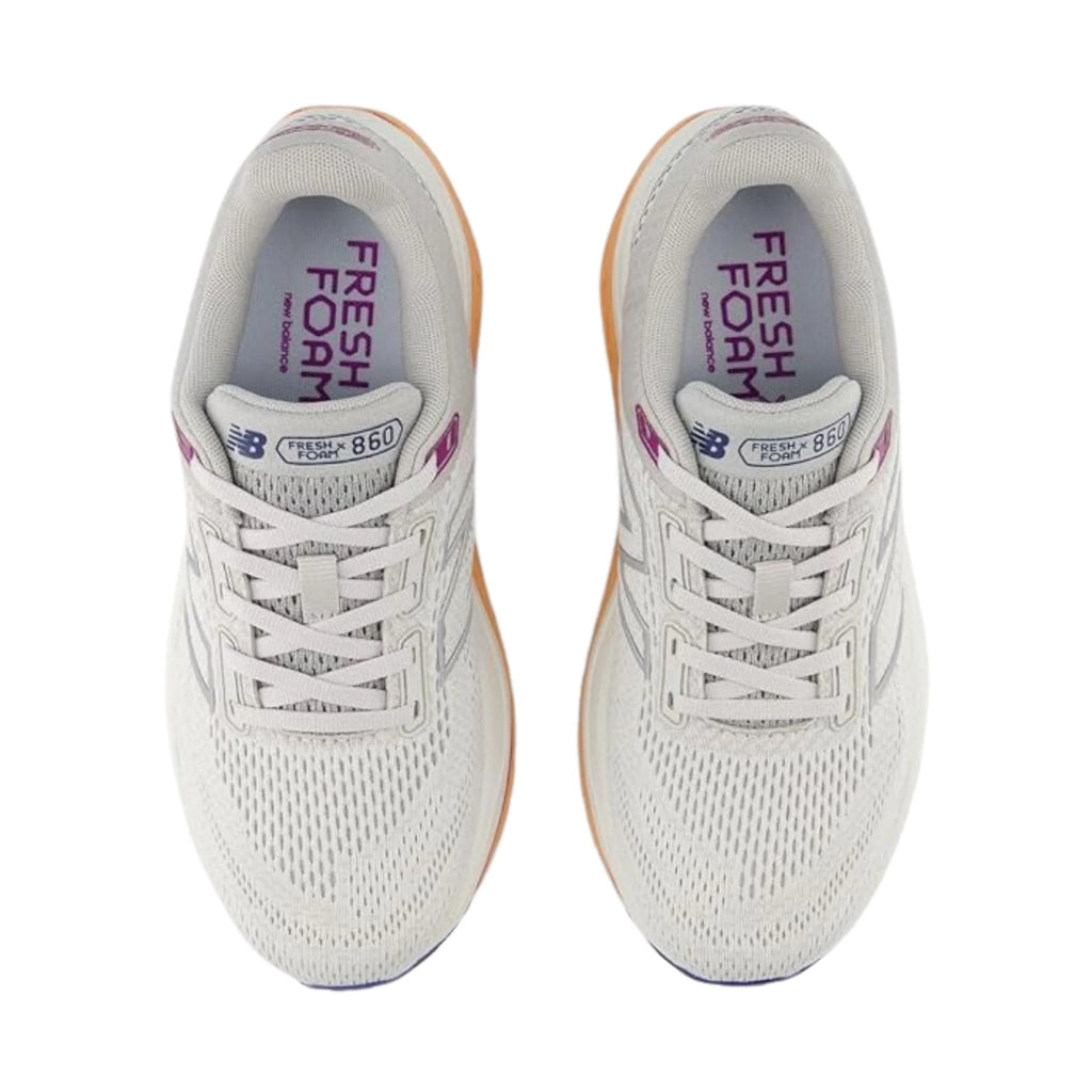 New Balance Women's Fresh Foam X 860v14 Road Running Shoes - Grey Matter/Copper - Lenny's Shoe & Apparel