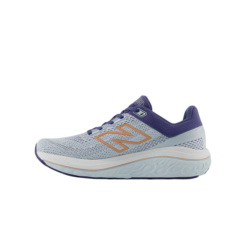 New Balance Women's Fresh Foam X 860v14 Running Shoe - Frosted Glass with Dream State and Peach Nectar - Lenny's Shoe & Apparel