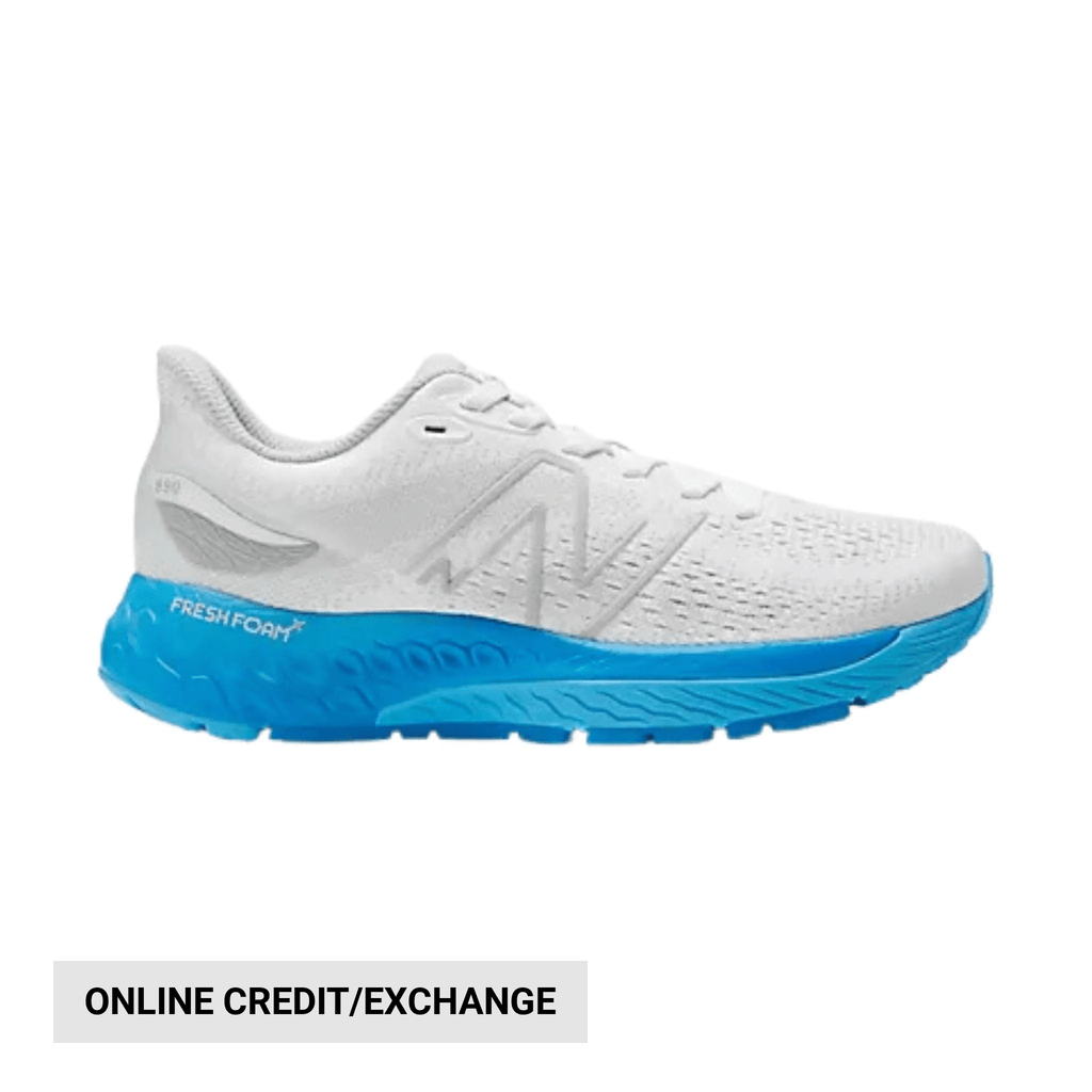 New Balance Women's Fresh Foam X 880 v12 Running Shoes - White/Blue - Lenny's Shoe & Apparel