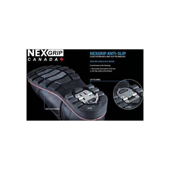 Nexgrip Women's Ice Jenna Winter Boots - Chocolate - Lenny's Shoe & Apparel