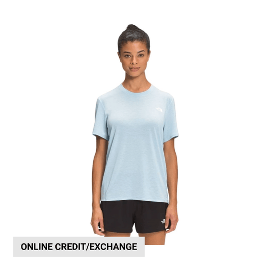 North Face Women's Wander Short Sleeve - Beta Blue - Lenny's Shoe & Apparel