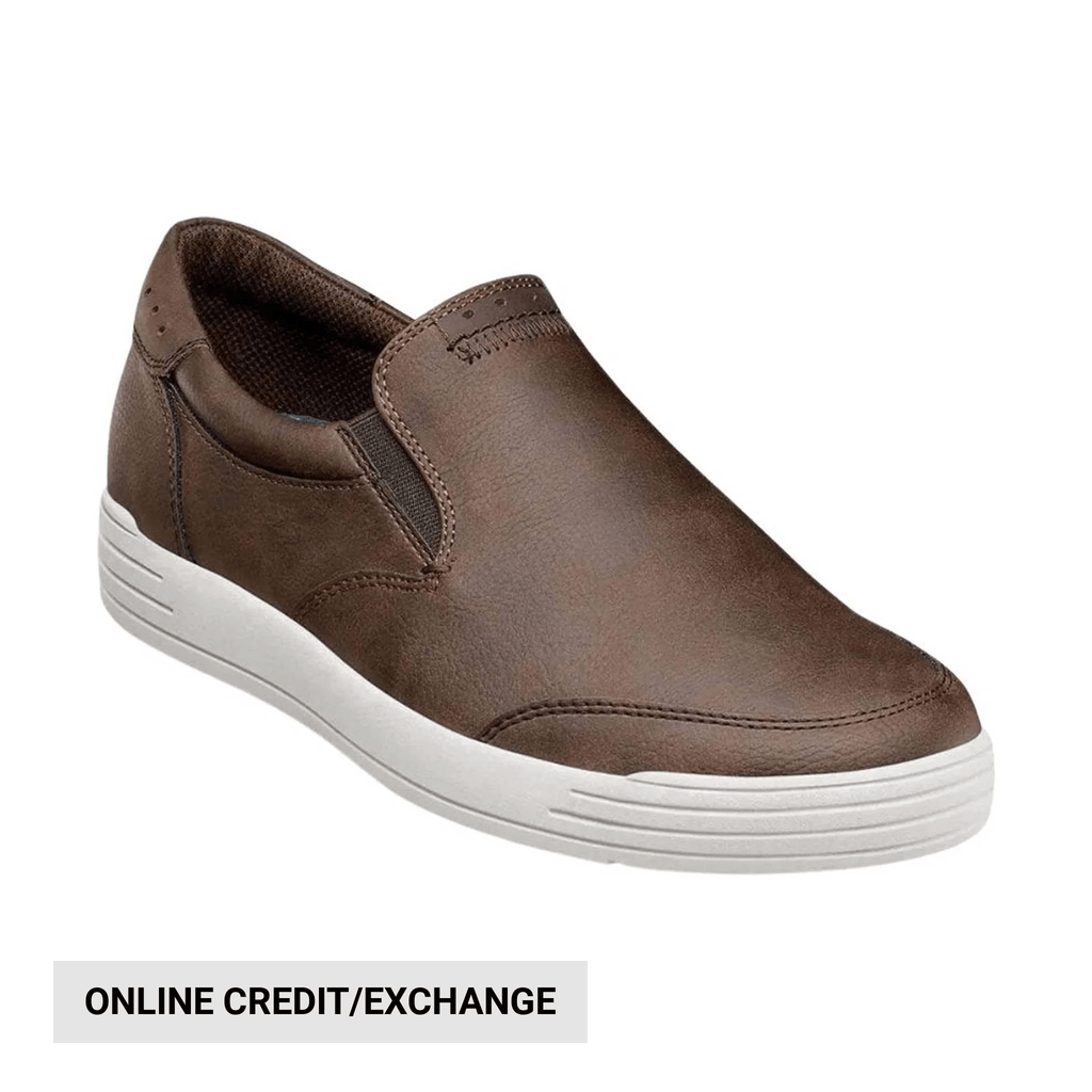 Nunn Bush Men's City Walk Slip On - Brown - Lenny's Shoe & Apparel