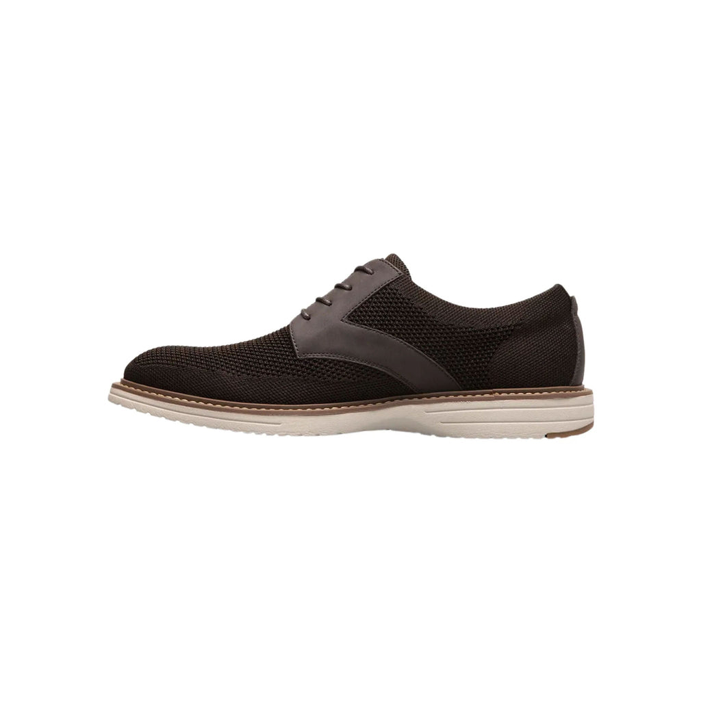 Nunn Bush Men's Griff Knit Plain Toe Oxford Shoes - Brown - Lenny's Shoe & Apparel