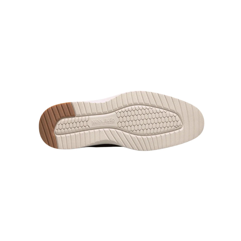 Nunn Bush Men's Griff Knit Plain Toe Oxford Shoes - Navy - Lenny's Shoe & Apparel