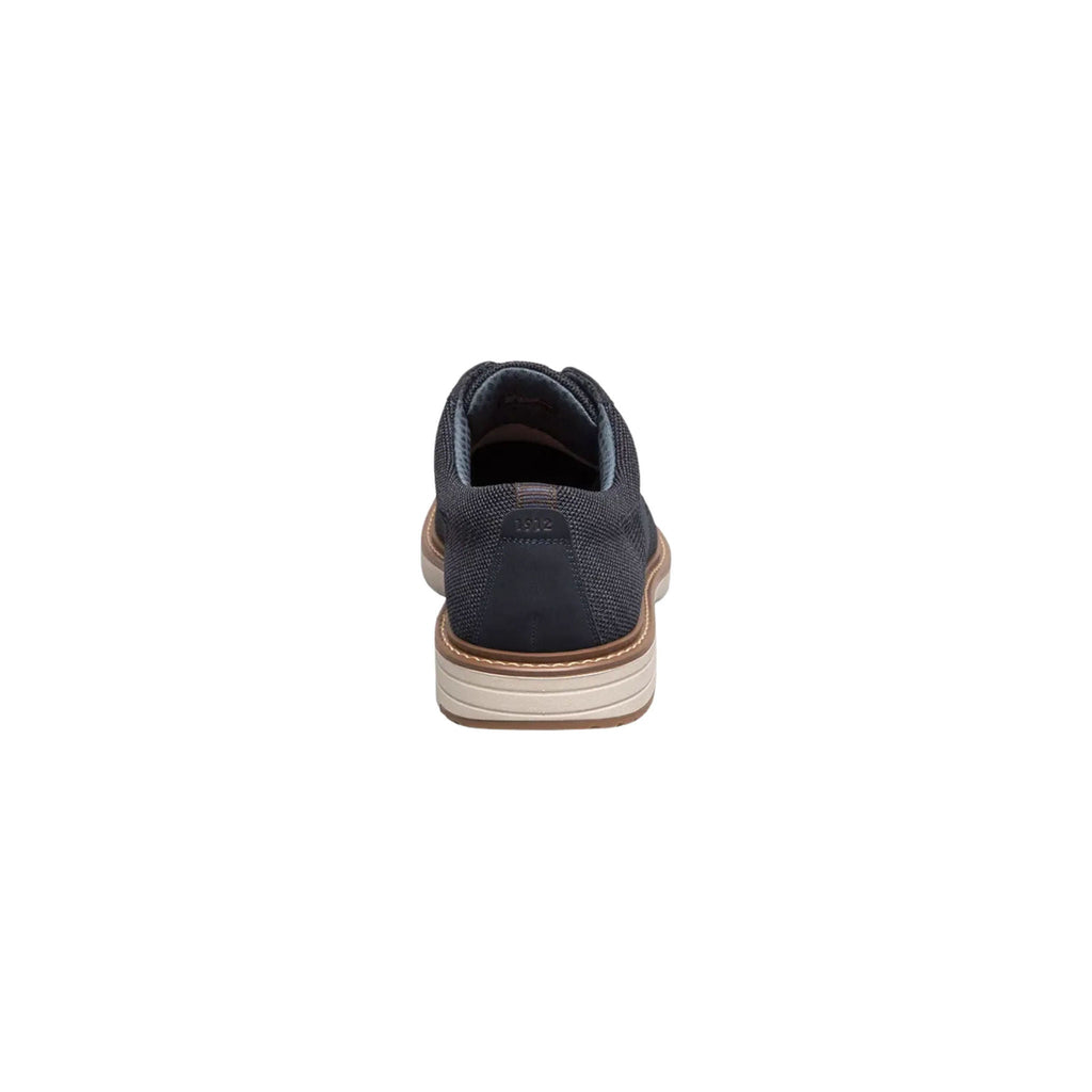 Nunn Bush Men's Griff Knit Plain Toe Oxford Shoes - Navy - Lenny's Shoe & Apparel