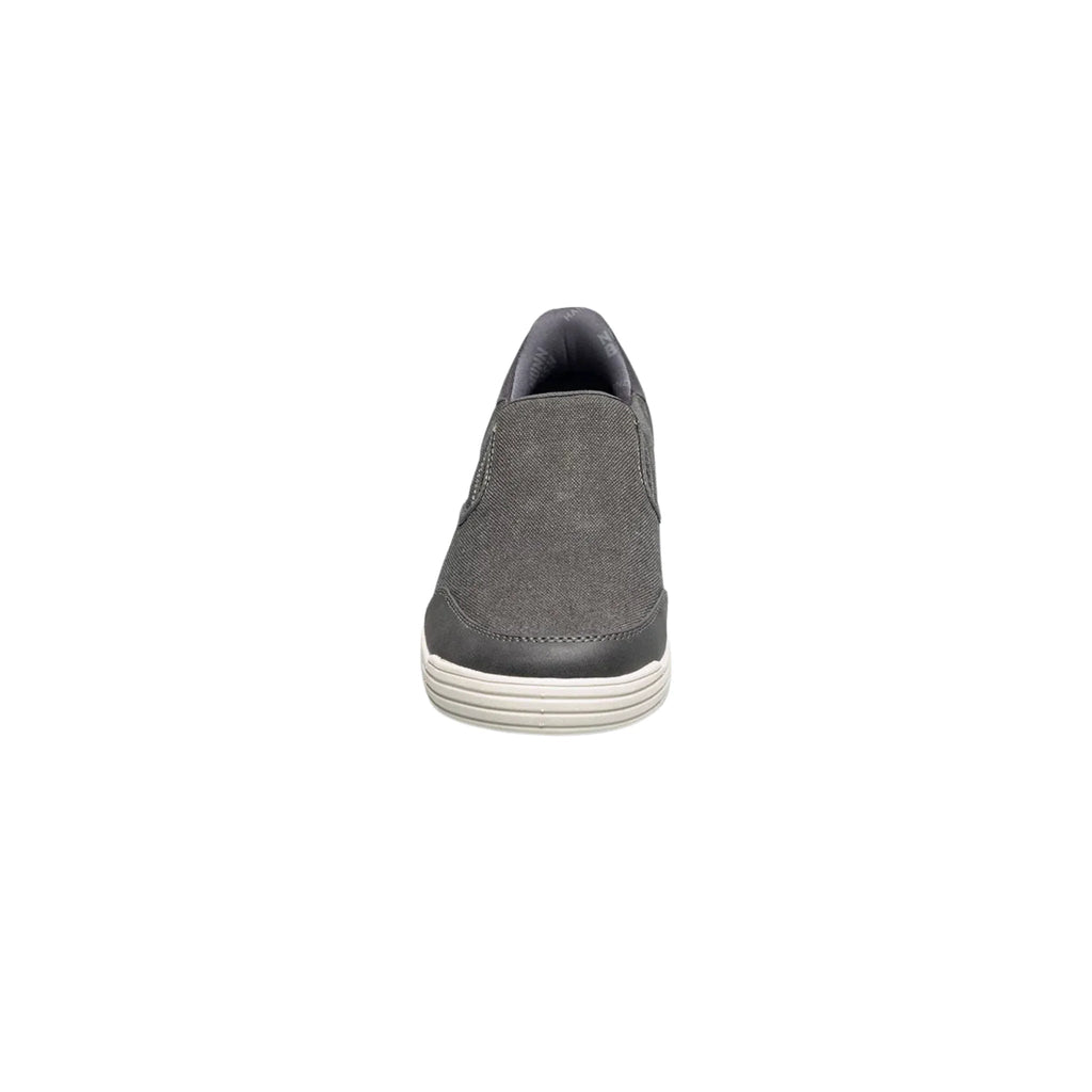 Nunn Bush Men's Kore City Walk EZ Hands Free Canvas Moc Toe Slip On Shoes - Cement - Lenny's Shoe & Apparel