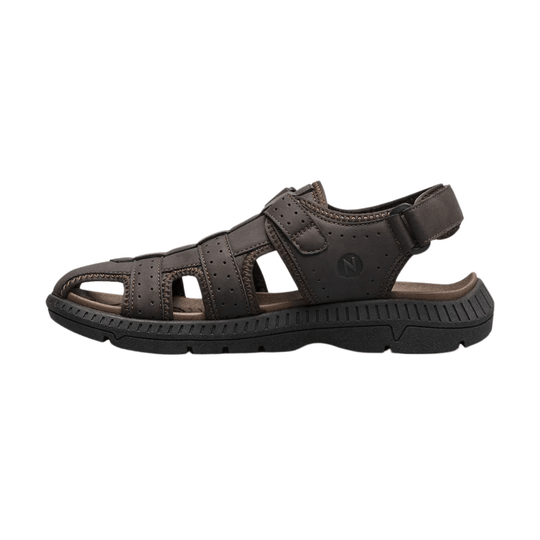 Nunn Bush Men's Laguna Closed Toe Fisherman Sandals - Brown - Lenny's Shoe & Apparel