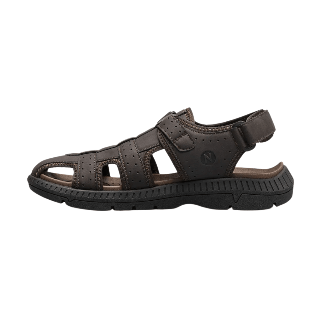 Nunn Bush Men's Laguna Closed Toe Fisherman Sandals - Brown - Lenny's Shoe & Apparel