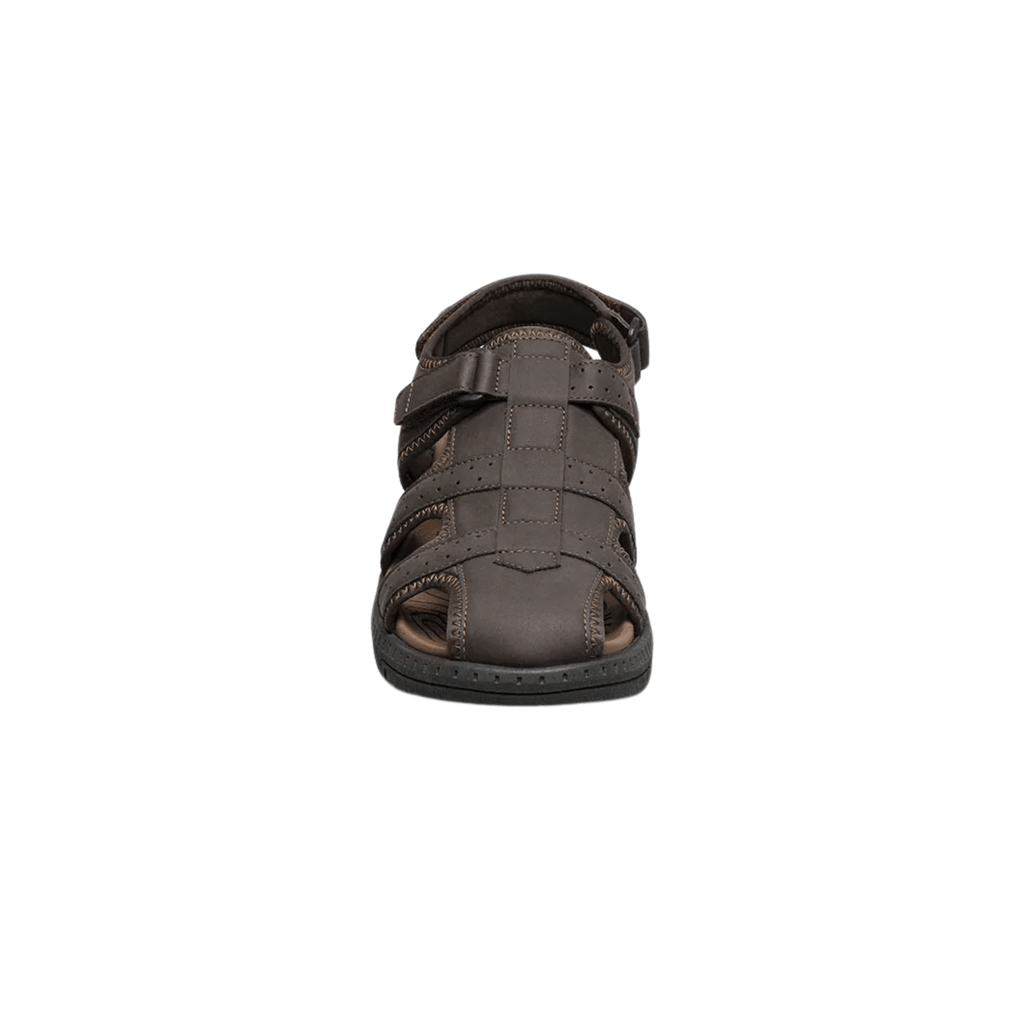 Nunn Bush Men's Laguna Closed Toe Fisherman Sandals - Brown - Lenny's Shoe & Apparel