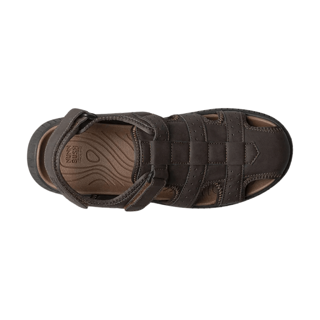 Nunn Bush Men's Laguna Closed Toe Fisherman Sandals - Brown - Lenny's Shoe & Apparel