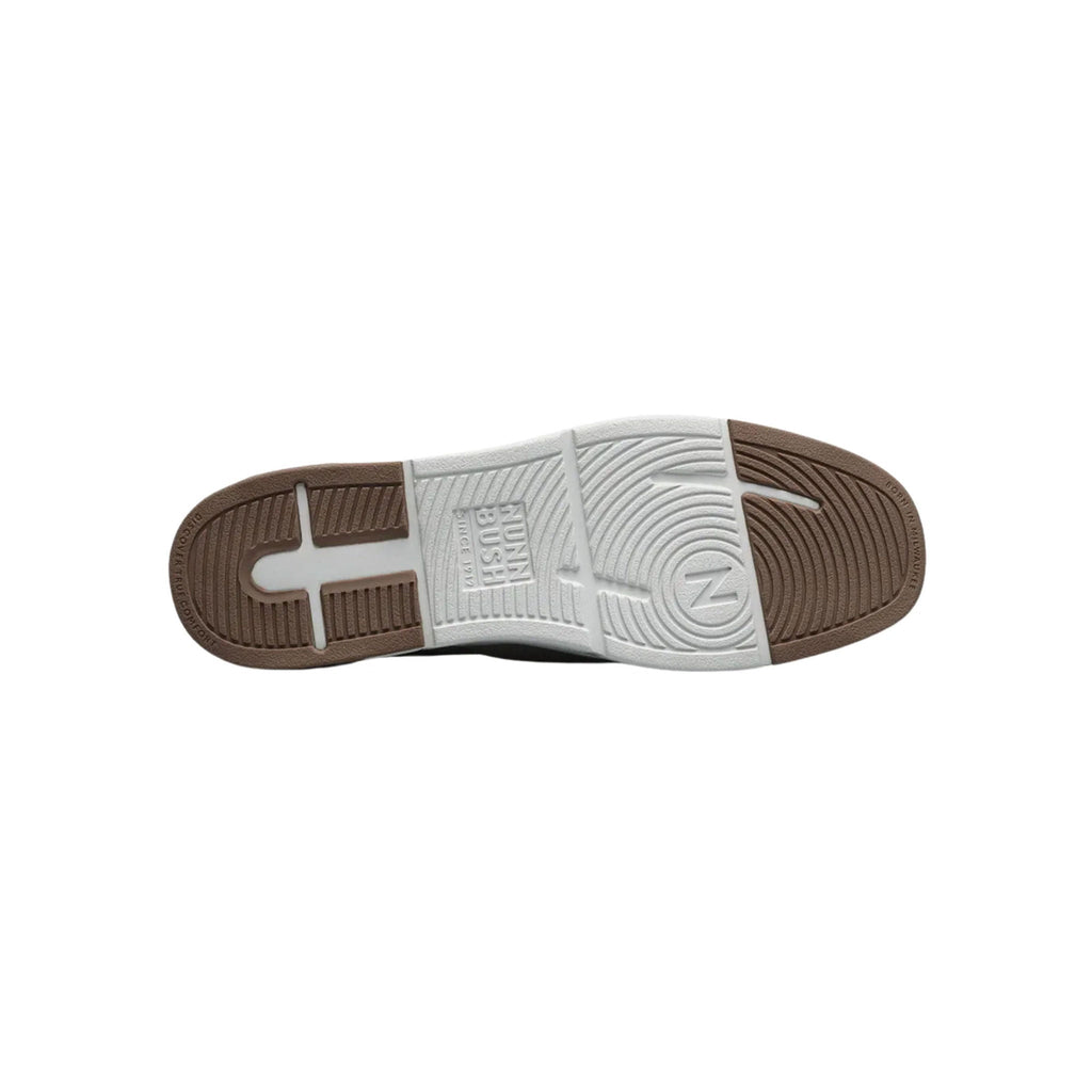Nunn Bush Men's Luca Suede Moc Toe Venetian Slip On Shoes - Stone - Lenny's Shoe & Apparel