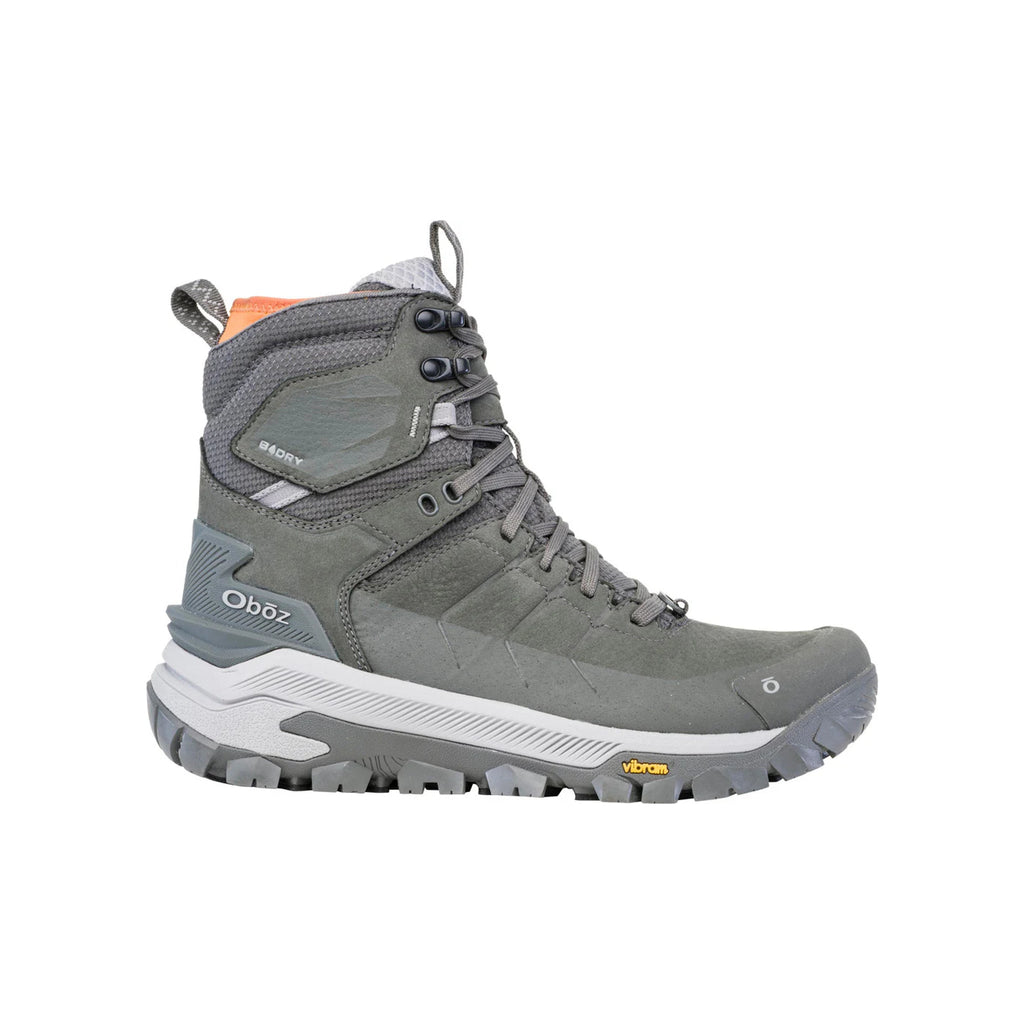 Oboz Men's Bangtail Mid Insulated Waterproof Winter Boot - Charcoal - Lenny's Shoe & Apparel