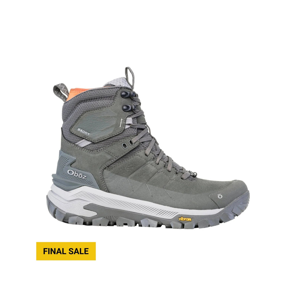 Oboz Men's Bangtail Mid Insulated Waterproof Winter Boot - Charcoal - Lenny's Shoe & Apparel