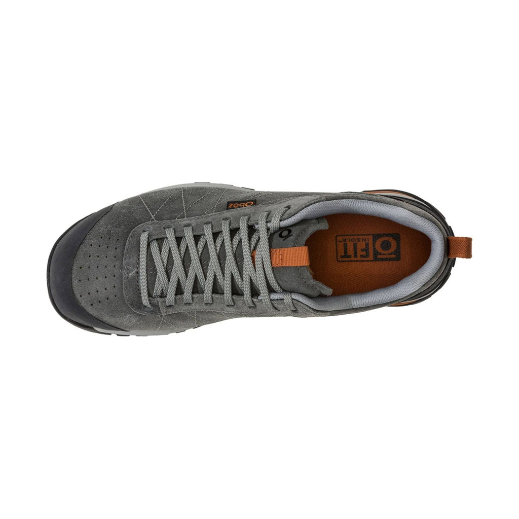 Oboz Men's Bozeman Low Leather Shoe - Charcoal - Lenny's Shoe & Apparel