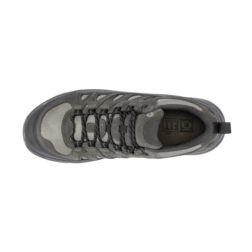 Oboz Men's Sawtooth Ascent Low Waterproof Hiking Shoes - Charcoal - Lenny's Shoe & Apparel