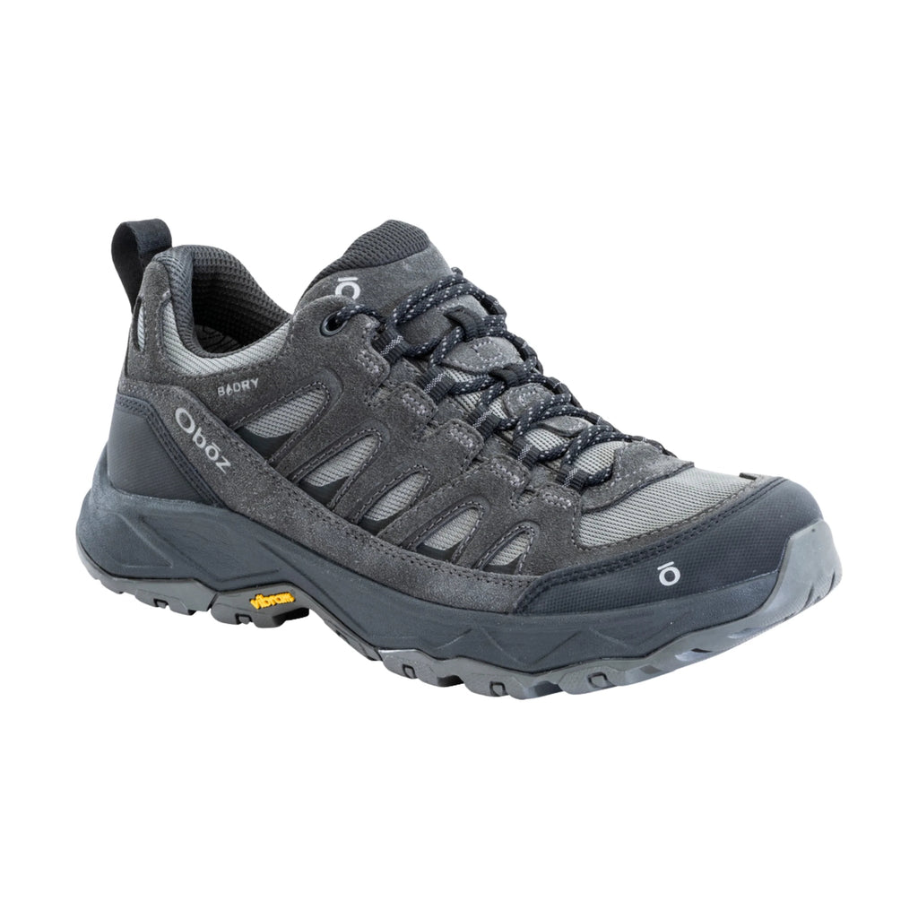 Oboz Men's Sawtooth Ascent Low Waterproof Hiking Shoes - Charcoal - Lenny's Shoe & Apparel