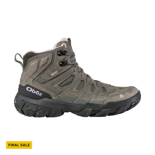 Oboz Women's Sawtooth X Mid B-DRY Waterproof Hiking Boot - Charcoal - FINAL SALE - Lenny's Shoe & Apparel