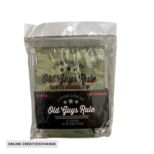 Old Guys Rule Koozie 2 Pack - ONLINE CREDIT/EXCHANGE - Lenny's Shoe & Apparel