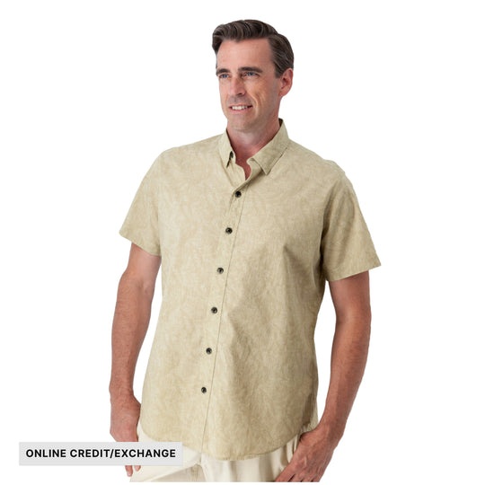 Old Ranch Men's Ethan Organic Cotton Shirt - Khaki - ONLINE CREDIT/EXCHANGE - Lenny's Shoe & Apparel
