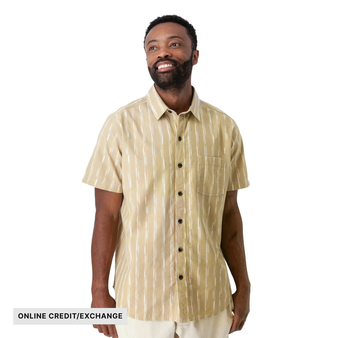 Old Ranch Men's Hawke Organic Cotton Shirt - Natural - ONLINE CREDIT/EXCHANGE - Lenny's Shoe & Apparel