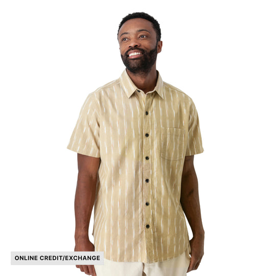Old Ranch Men's Hawke Organic Cotton Shirt - Natural - ONLINE CREDIT/EXCHANGE - Lenny's Shoe & Apparel