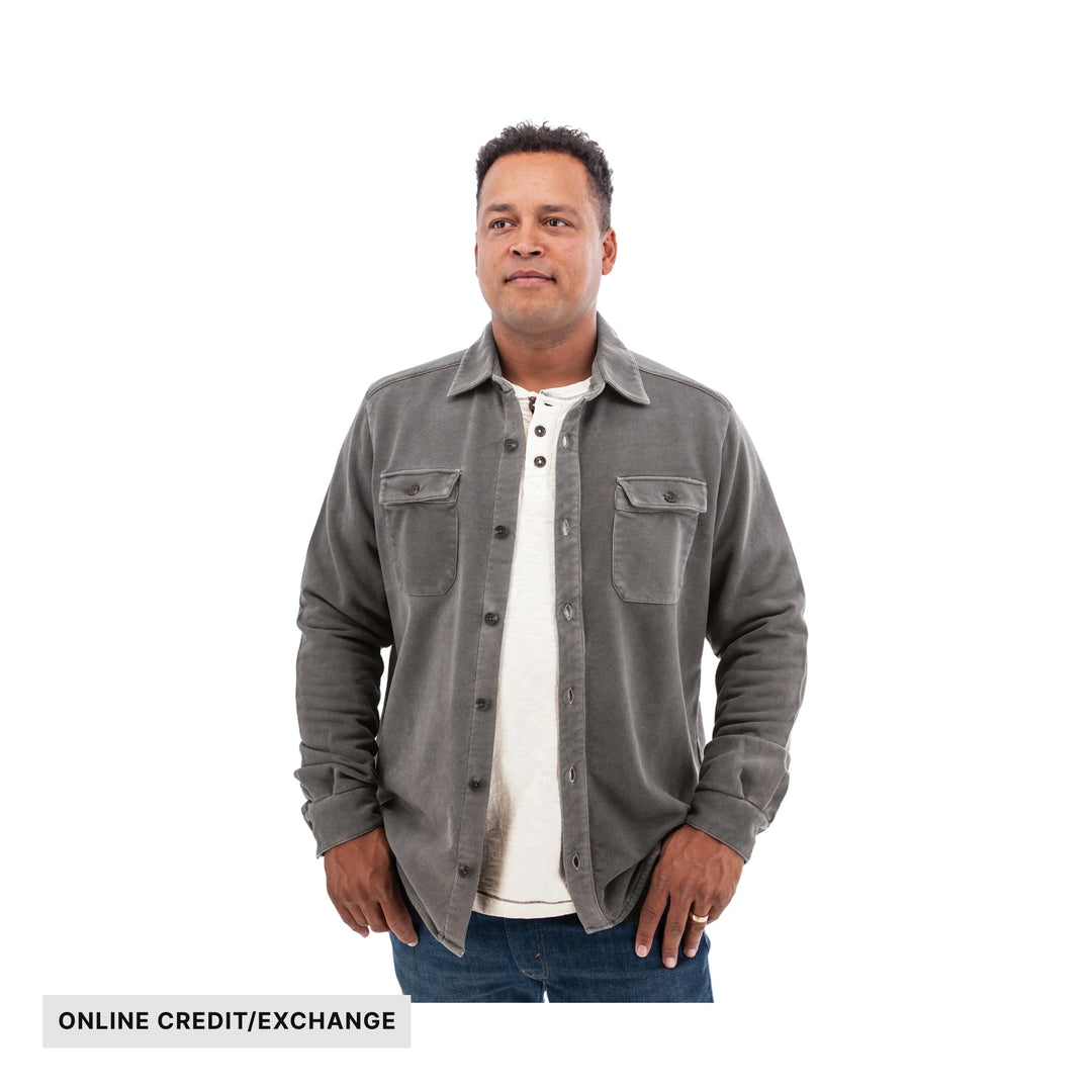 Old Ranch Men's Sprague Long Sleeve Shirt - Smoked Pearl - ONLINE CREDIT/EXCHANGE - Lenny's Shoe & Apparel