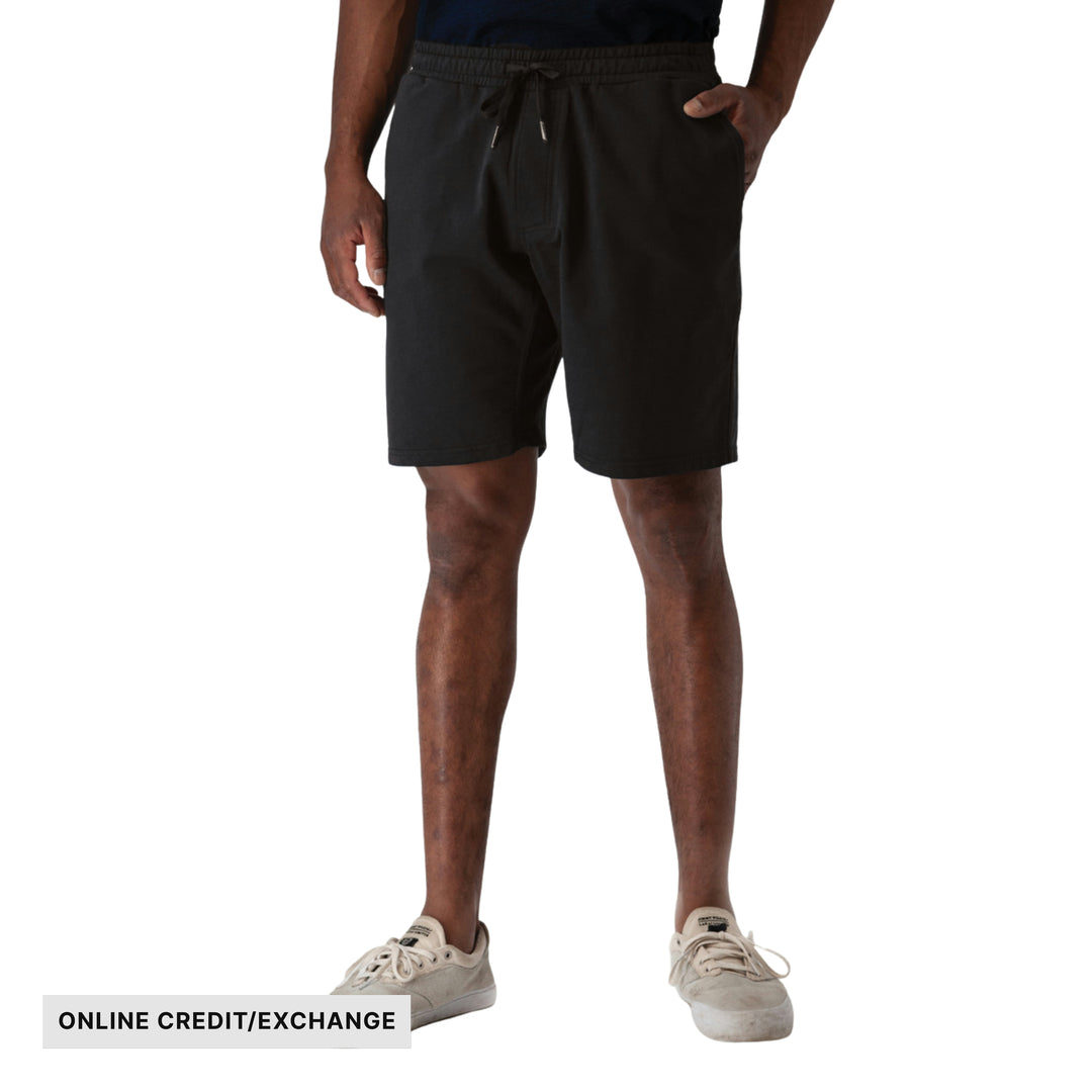 Old Ranch Men's Sprague Pull On Knit Shorts - Black Beauty - ONLINE CREDIT/EXCHANGE - Lenny's Shoe & Apparel