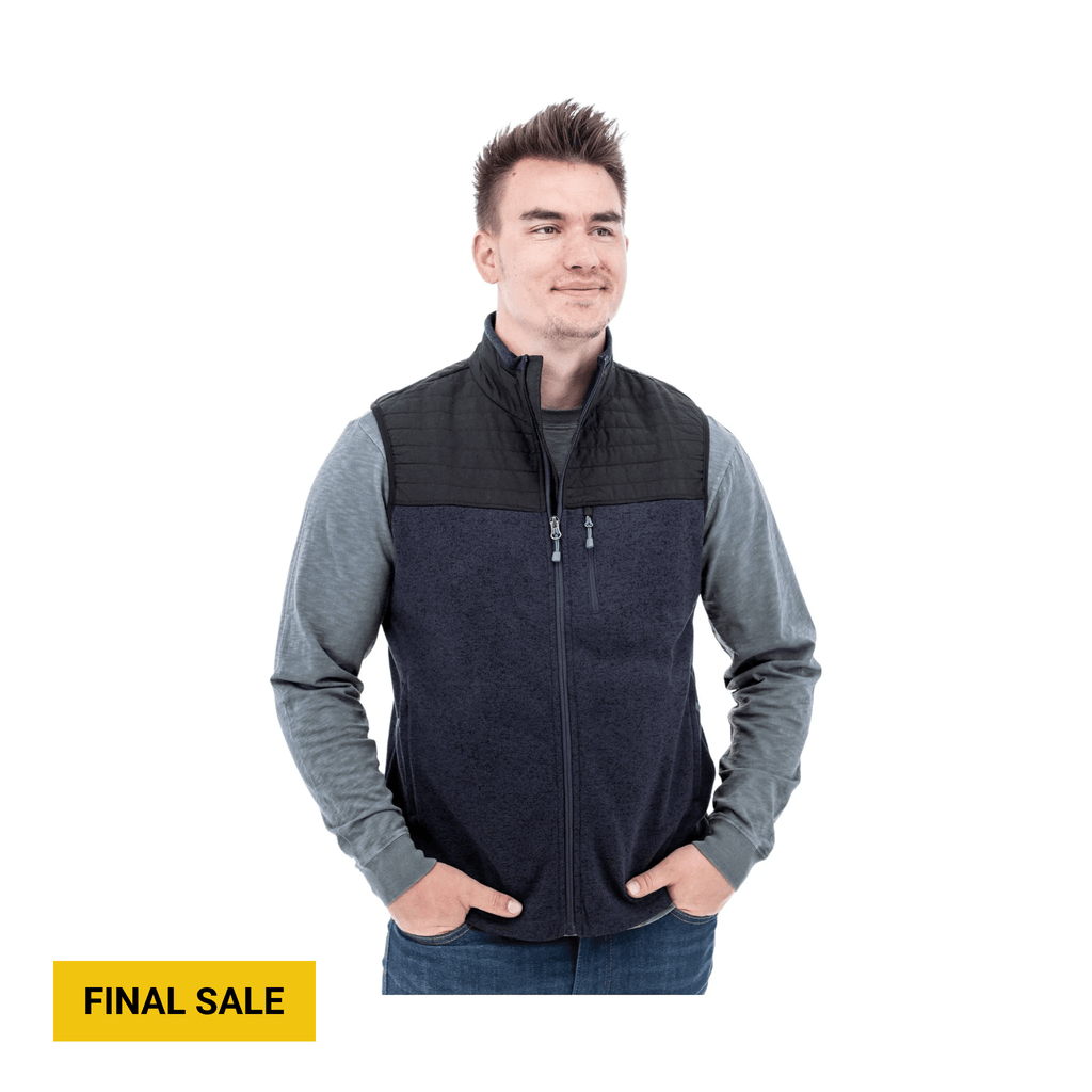 Old Ranch Men's Ezrah Fleece Vest - Black Iris - Lenny's Shoe & Apparel