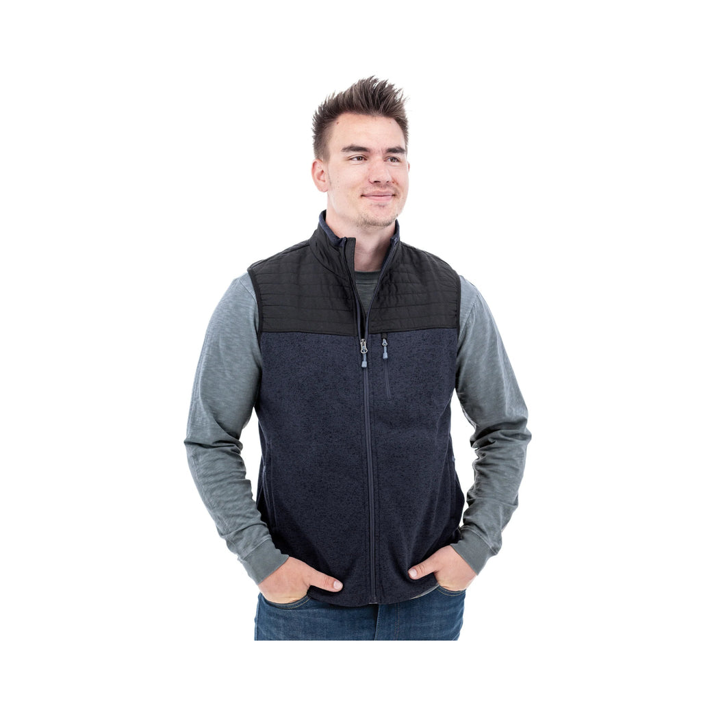 Old Ranch Men's Ezrah Fleece Vest - Black Iris - Lenny's Shoe & Apparel