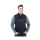 Old Ranch Men's Ezrah Fleece Vest - Black Iris - Lenny's Shoe & Apparel