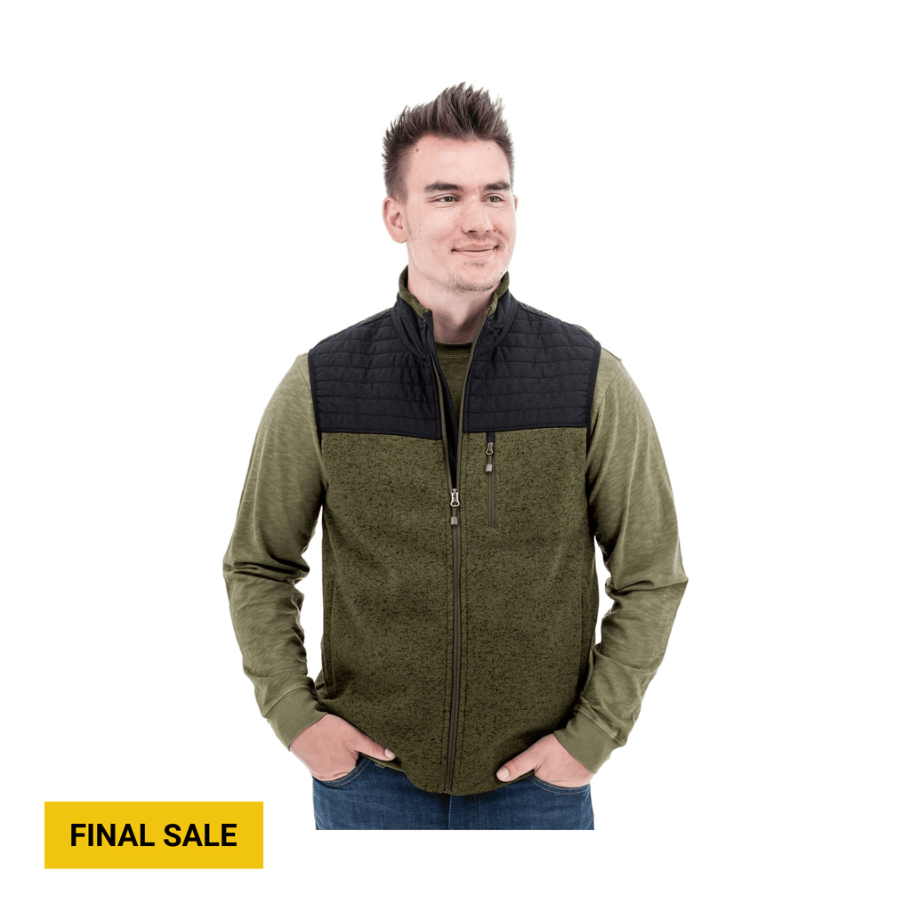 Old Ranch Men's Ezrah Fleece Vest - Olive - Lenny's Shoe & Apparel