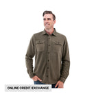 Old Ranch Men's Sprague Long Sleeve Shirt - Major Brown - Lenny's Shoe & Apparel