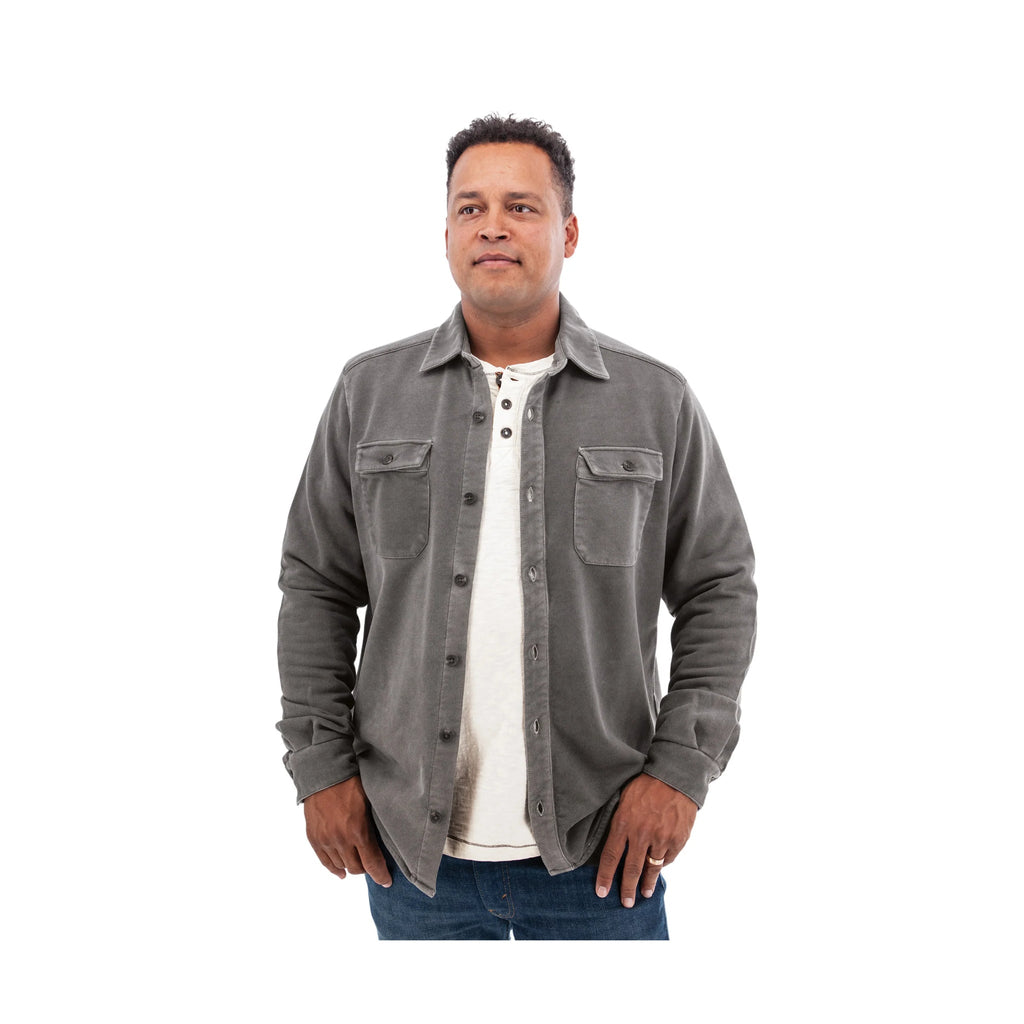 Old Ranch Men's Sprague Long Sleeve Shirt - Smoked Pearl - Lenny's Shoe & Apparel