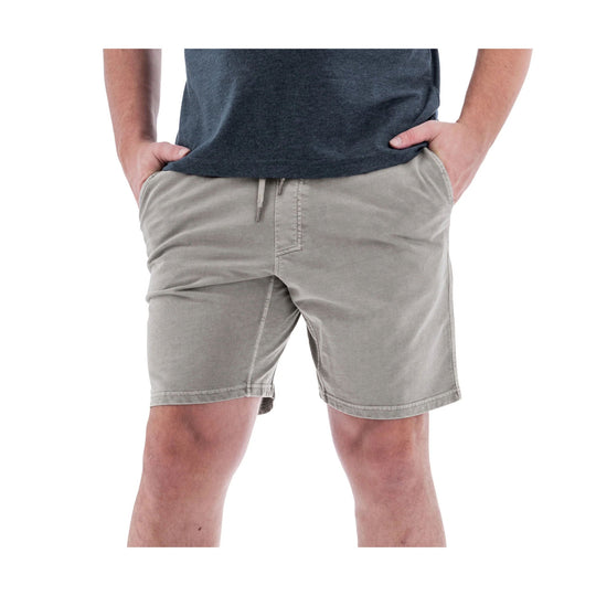 Old Ranch Men's Sprague Pull On Knit Shorts - Neutral Grey - Lenny's Shoe & Apparel