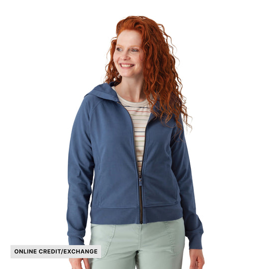 Old Ranch Women's Inola Zip Up Hoodie - Vintage Indigo - ONLINE CREDIT/EXCHANGE - Lenny's Shoe & Apparel