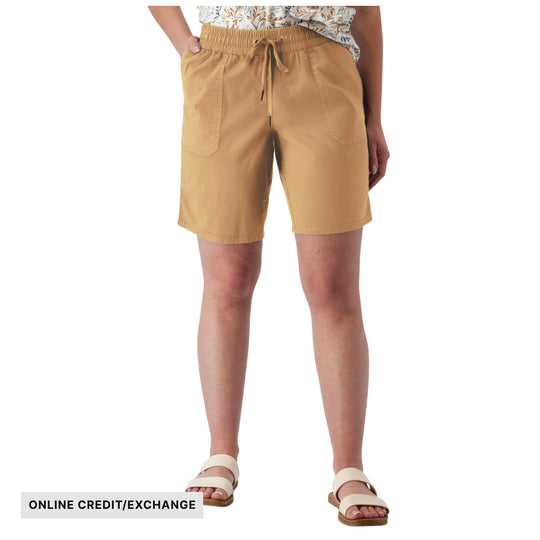 Old Ranch Women's Reagan Pull On Bermuda Short - Dijon - ONLINE CREDIT/EXCHANGE - Lenny's Shoe & Apparel