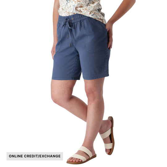 Old Ranch Women's Reagan Pull On Bermuda Short - Vintage Indigo - ONLINE CREDIT/EXCHANGE - Lenny's Shoe & Apparel