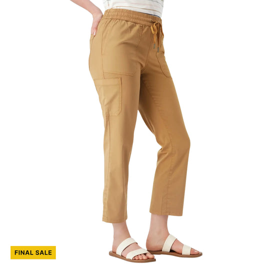 Old Ranch Women's Reagan Pull On Crop Pant - Dijon - FINAL SALE - Lenny's Shoe & Apparel