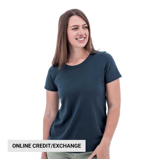 Old Ranch Women's Basis Organic Cotton Tee - Midnight Navy - Lenny's Shoe & Apparel