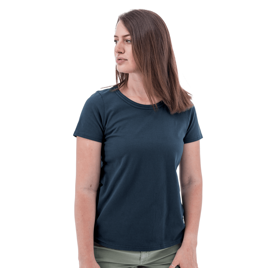 Old Ranch Women's Basis Organic Cotton Tee - Midnight Navy - Lenny's Shoe & Apparel