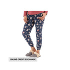 Old Ranch Women's Bucky Organic Pajama Jogger - Black Iris - Lenny's Shoe & Apparel