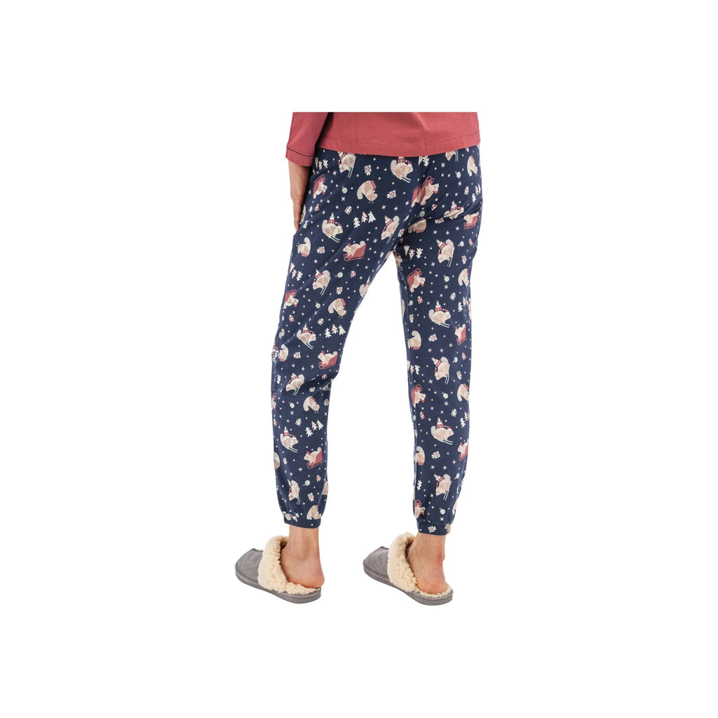 Old Ranch Women's Bucky Organic Pajama Jogger - Black Iris - Lenny's Shoe & Apparel