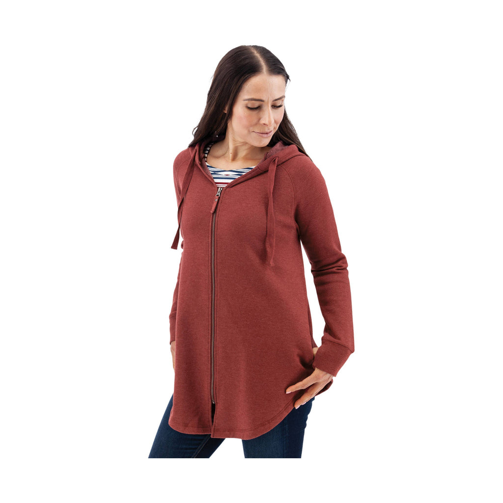 Old Ranch Women's River Oversized Fleece Hoodie - Sun - Dried Tomato - ONLINE STORE CREDIT/EXCHANGE ONLY - Lenny's Shoe & Apparel