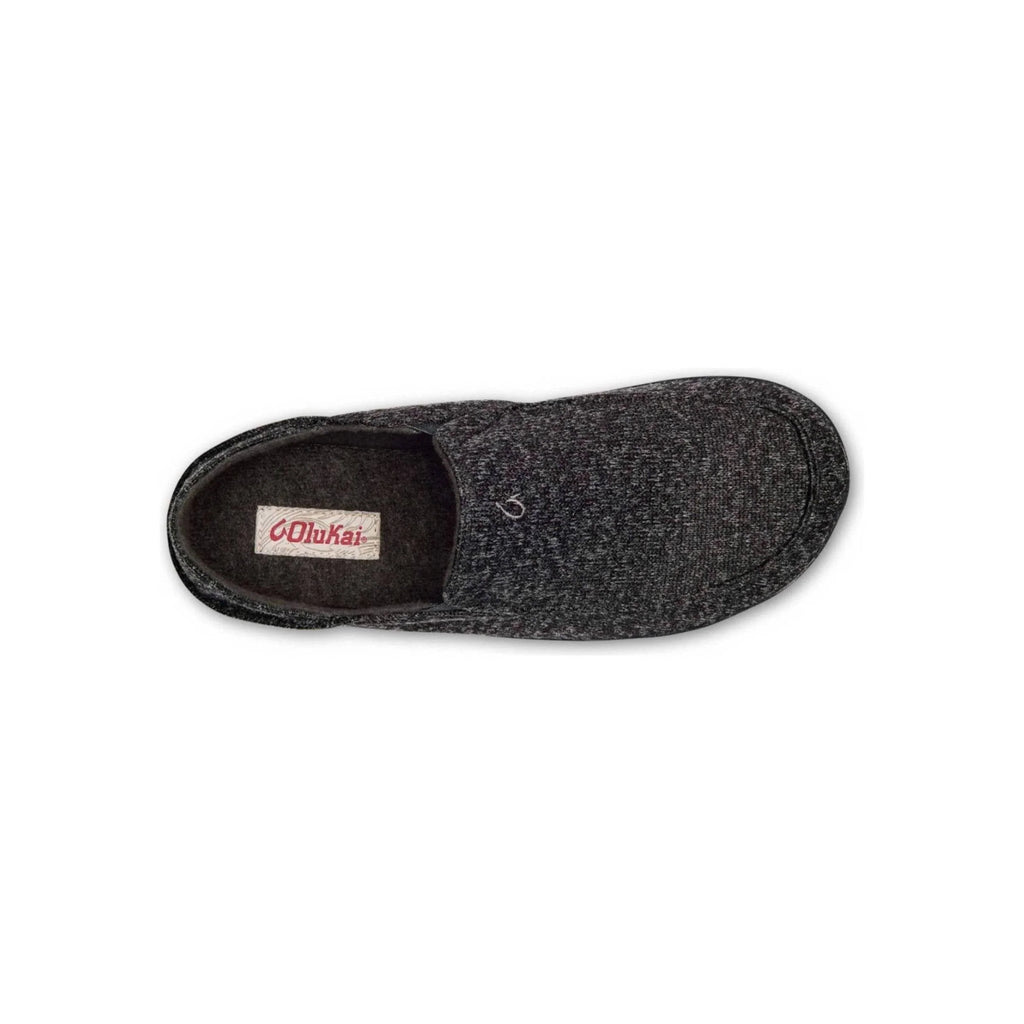 Olukai Men's Moloa Hulu Slipper - Black - Lenny's Shoe & Apparel