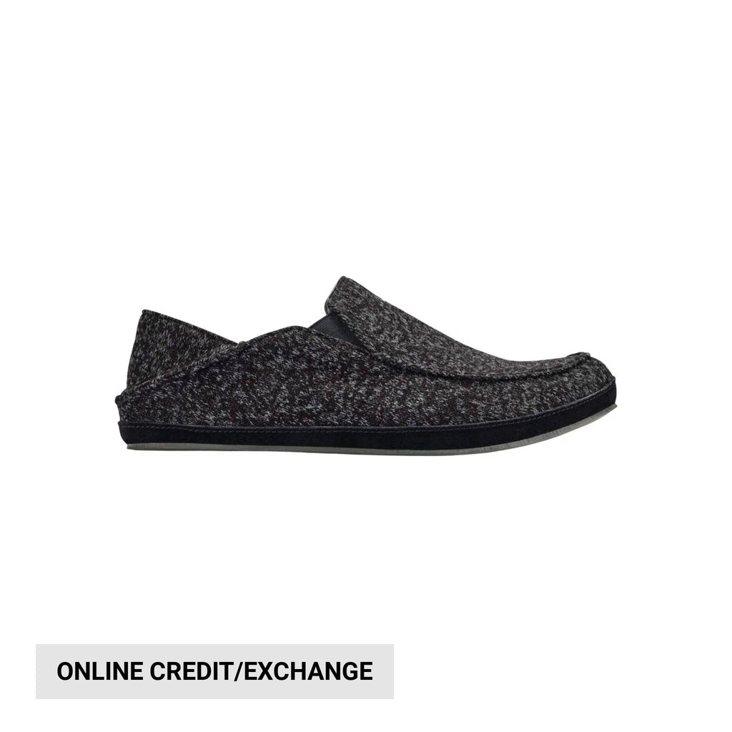 Olukai Men's Moloa Hulu Slipper - Black - Lenny's Shoe & Apparel